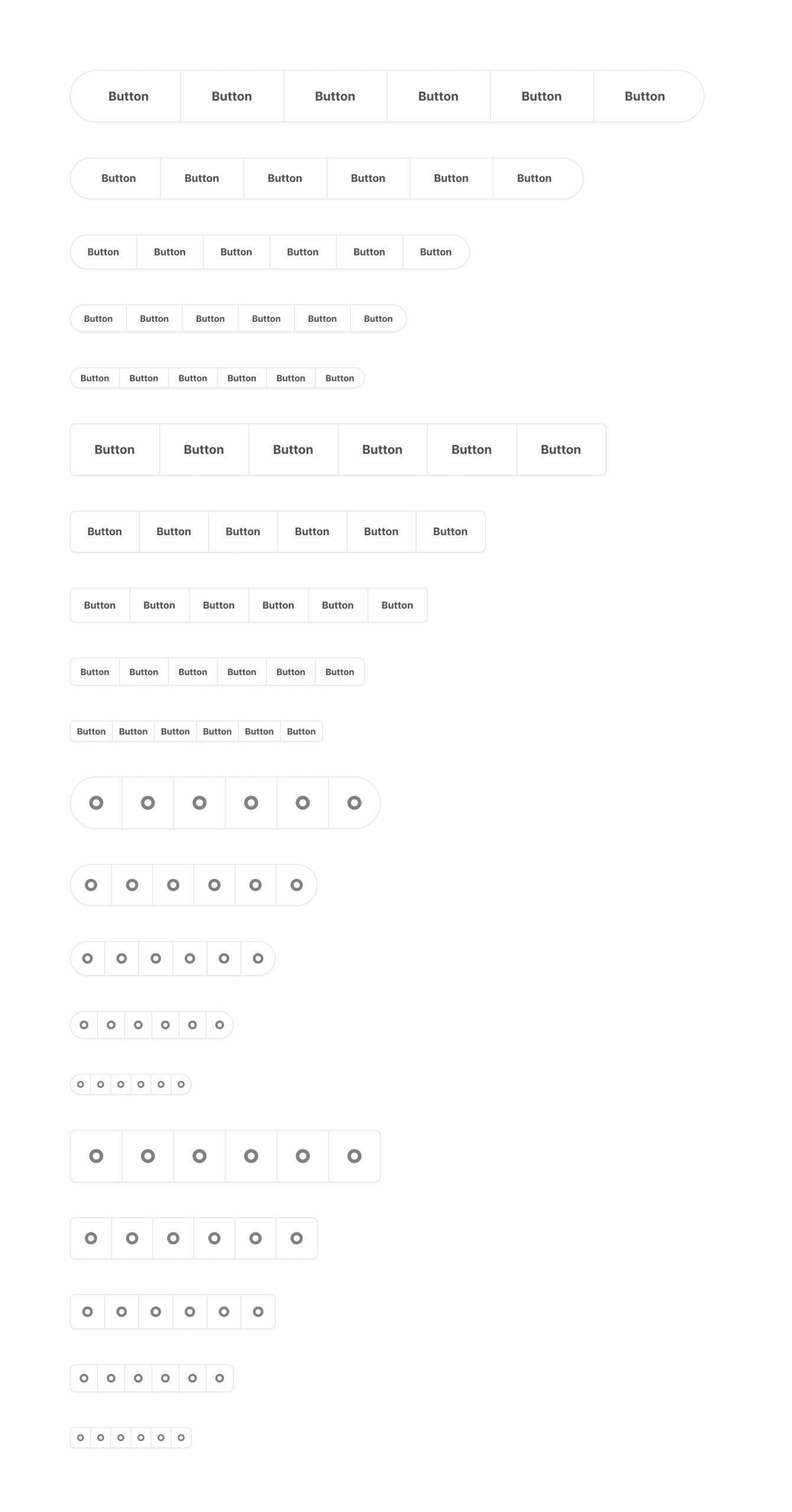 Buttons Group Component for Figma