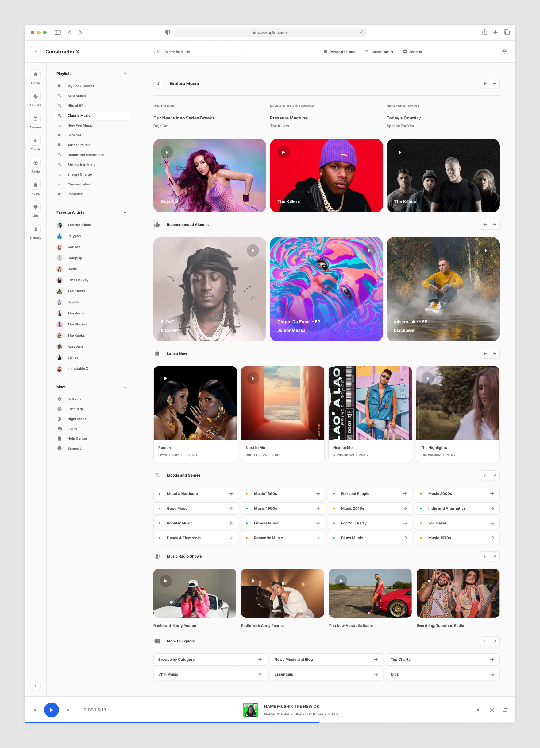 Music Applications for Figma