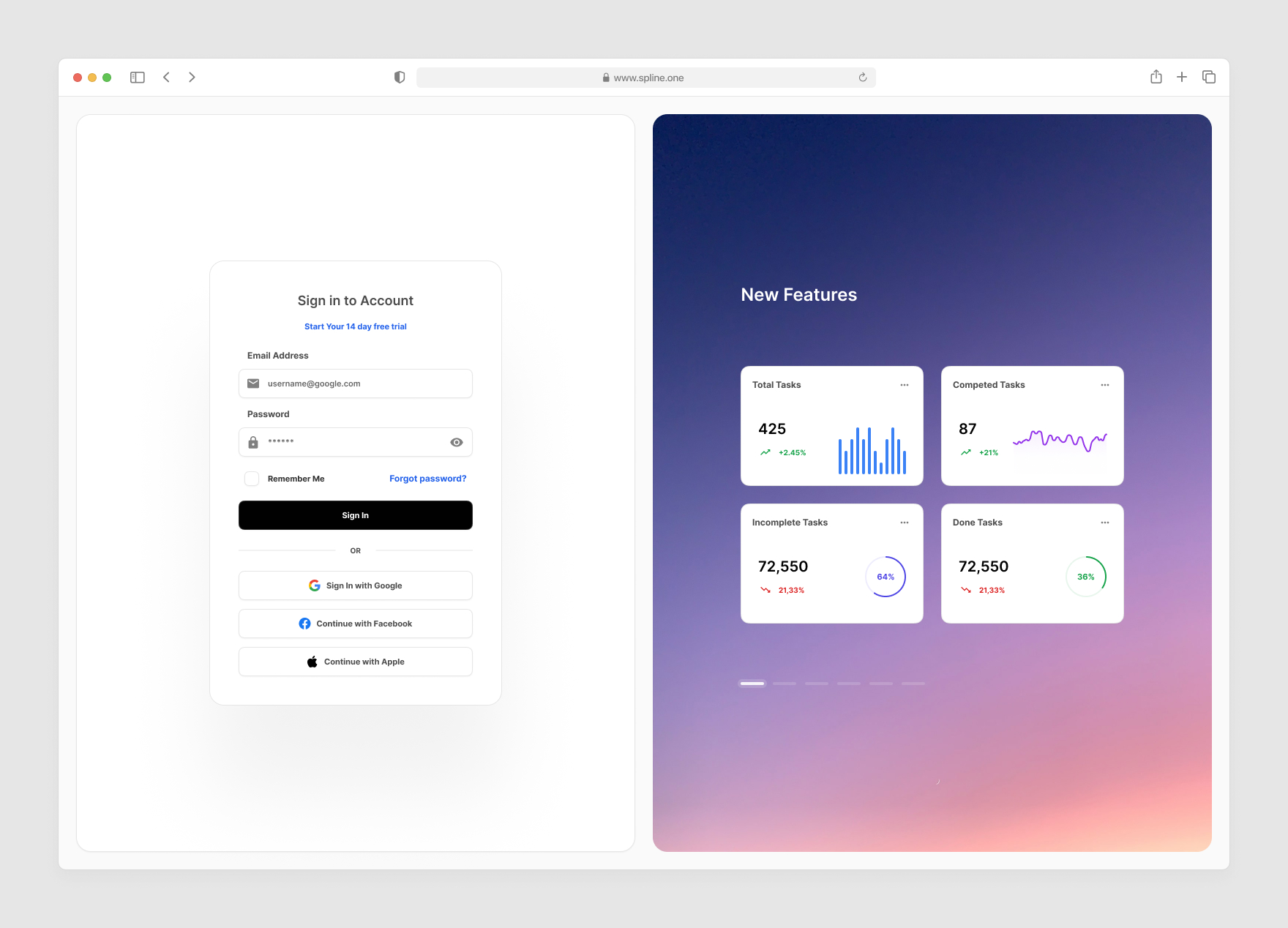Sing In, Sing Out Screens for Figma