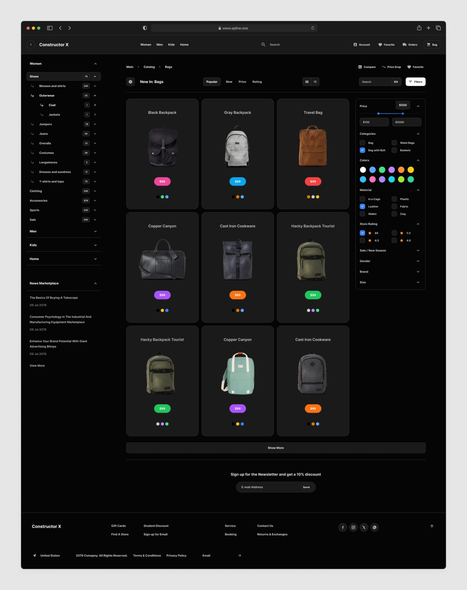 Catalog Commerce Tempaltes for Figma – Constructor UI Kit for Figma ...