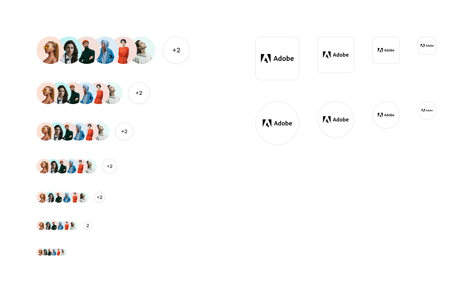 Avatars Components for Figma. Constructor.spline.one