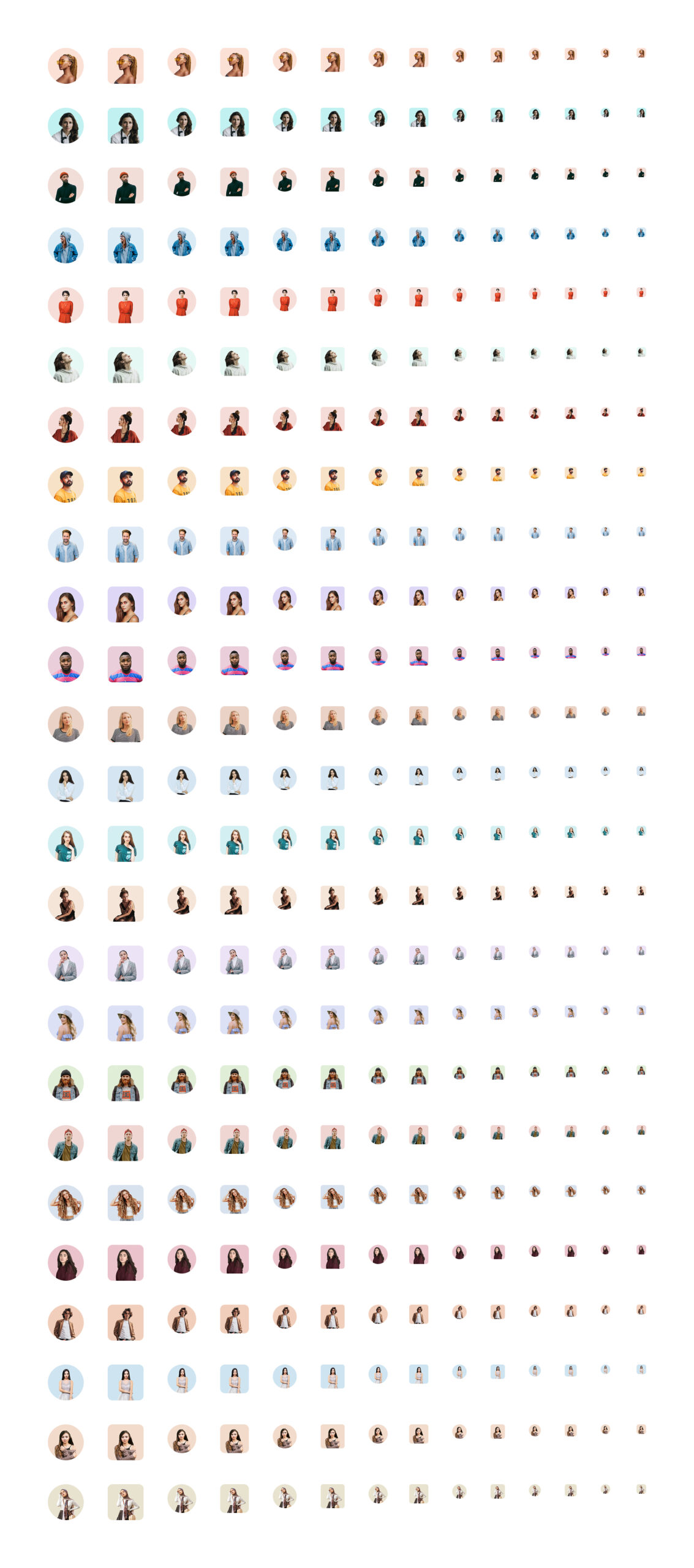 Avatars Components for Figma. Constructor.spline.one