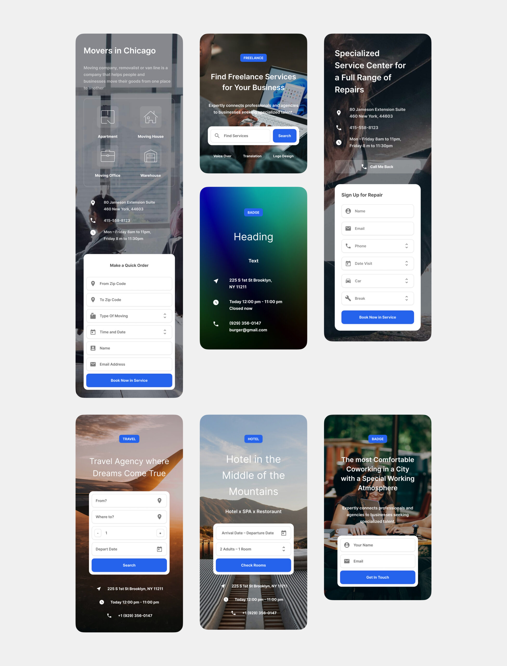 Hero Components for Figma