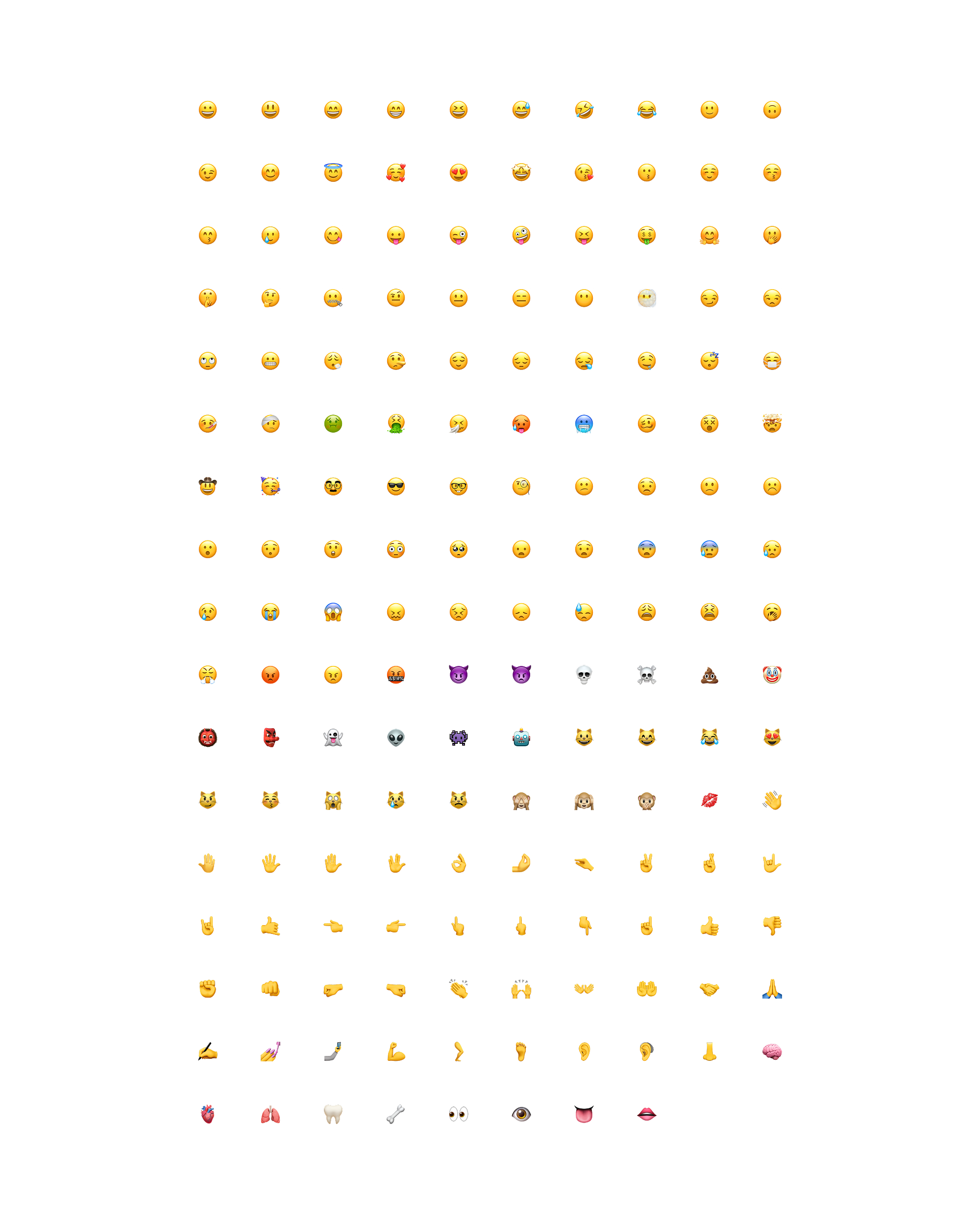 Icons Emoji Components for Figma