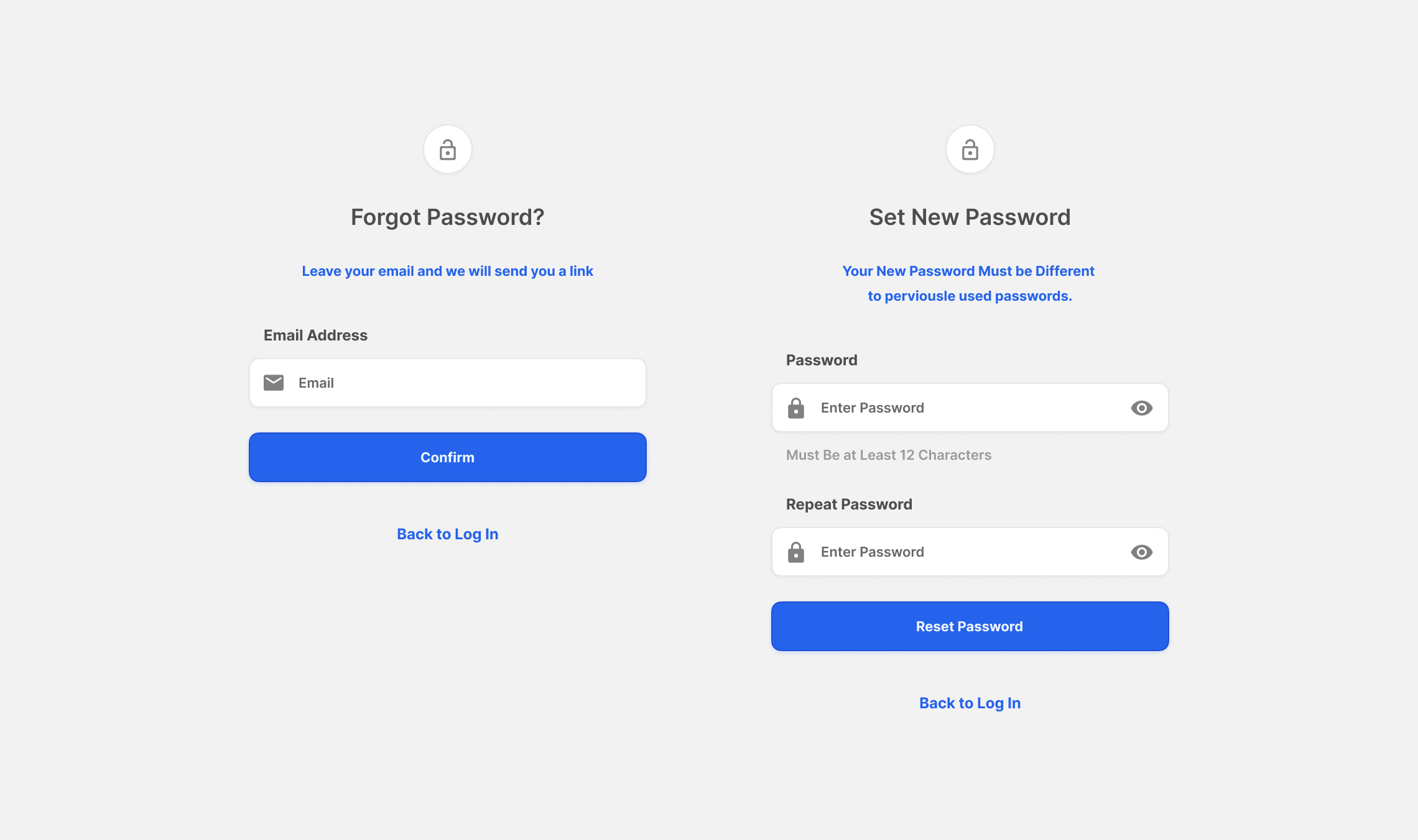 Sing In, Sing Up, Password, Activation Components for Figma